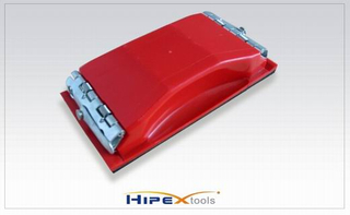 Red Plastic Sanding Block