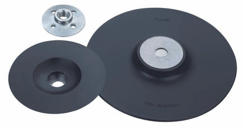 rubber backing pad