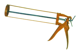 Skeleton caulking gun