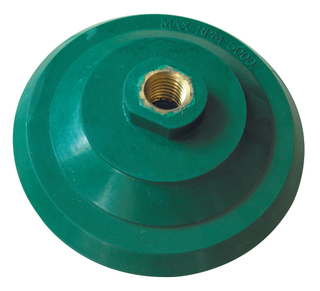 rubber backing pad