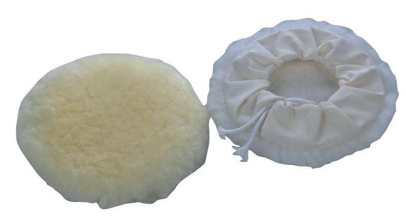 Wool polishing bonnet