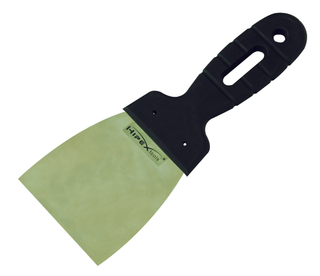 Scraper with plastic handle