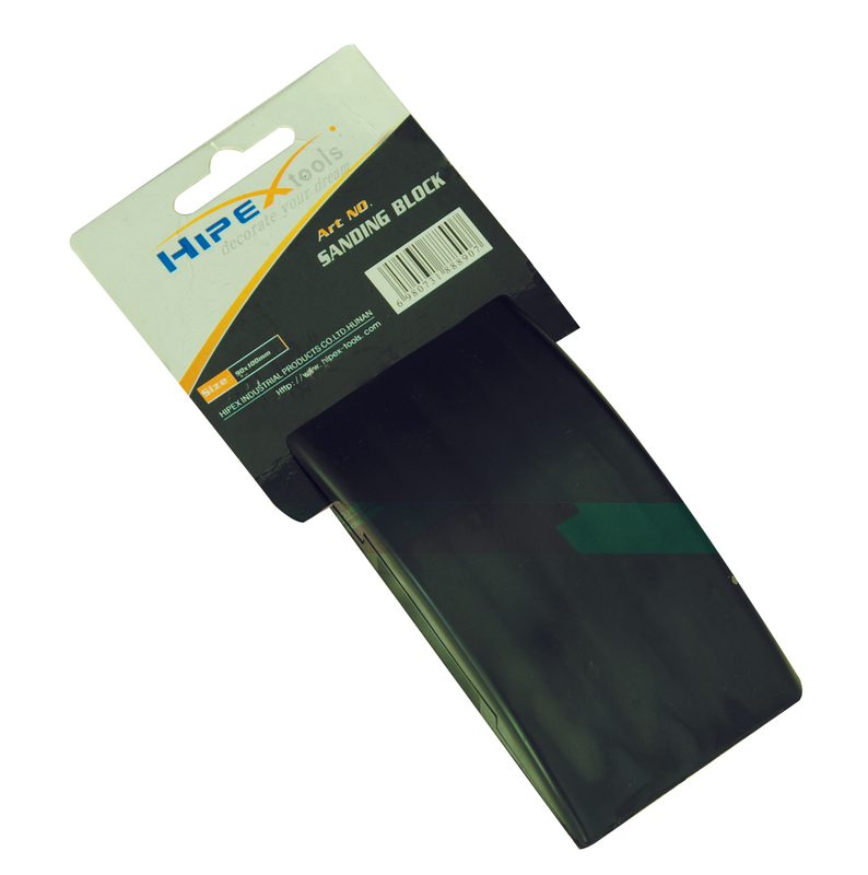 Rubber sanding block