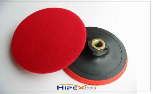 Velcro plastic foam backing pad