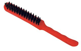 Wire brush with plastic handle