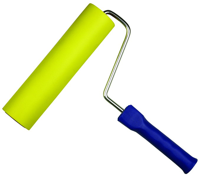 Jumbo wallpaper roller with frame
