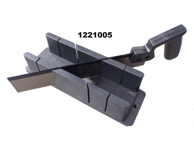 Plastic mitre box