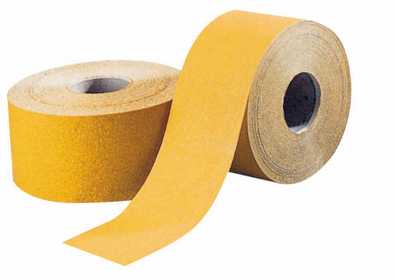 White aluminium oxide sand paper roll