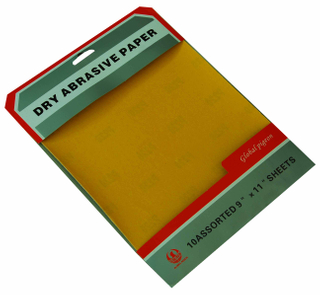 White aluminium oxide abrasive paper