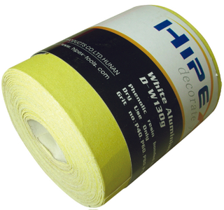 White aluminium oxide sand paper roll