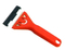 Cleaning scraper with plastic handle