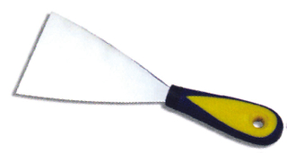 Putty knives with soft TPR handle